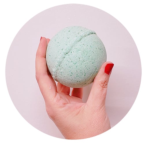 CBD bath bomb by Nuance